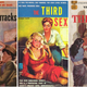 Women’s Barracks by Tereska Torres (1950), The Third Sex by Artemis Smith (1959), and The Girls In 3-B by Valerie Taylor (1959)